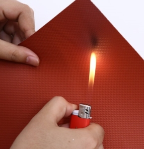 mit Silikonkalander beschichtetes Gewebe